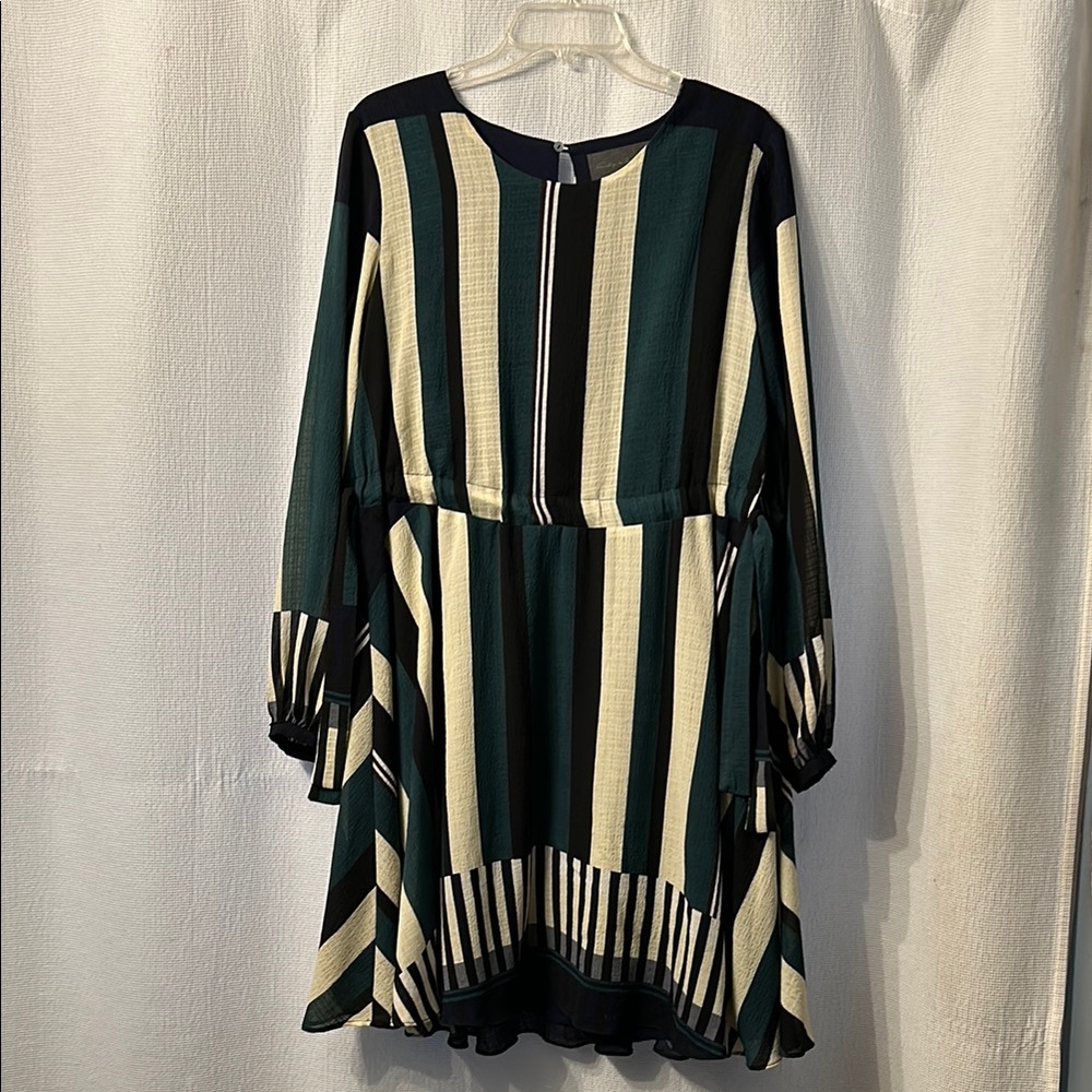 Sunday In Brooklyn Geometric Pattern Dress | Size M